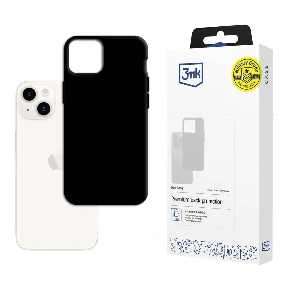 3mk Matt Case pro iPhone 15 černý