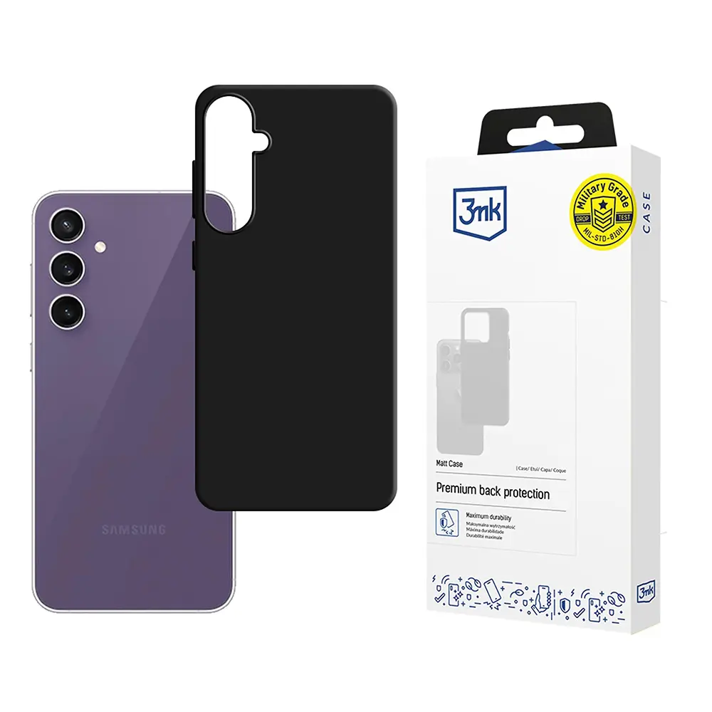 3mk Matt Case pro Samsung Galaxy S24 FE černý