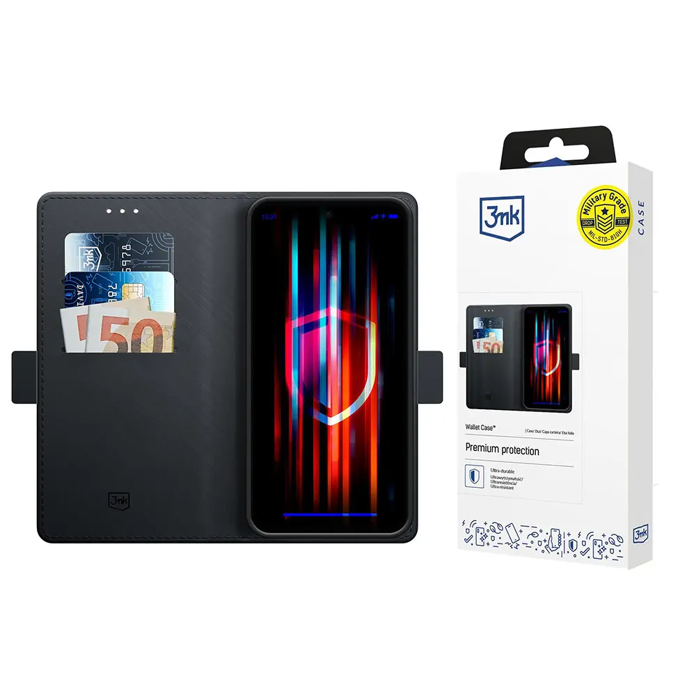 Pouzdro na peněženku 3mk Xiaomi Redmi Note 14 Pro+ 5G černé