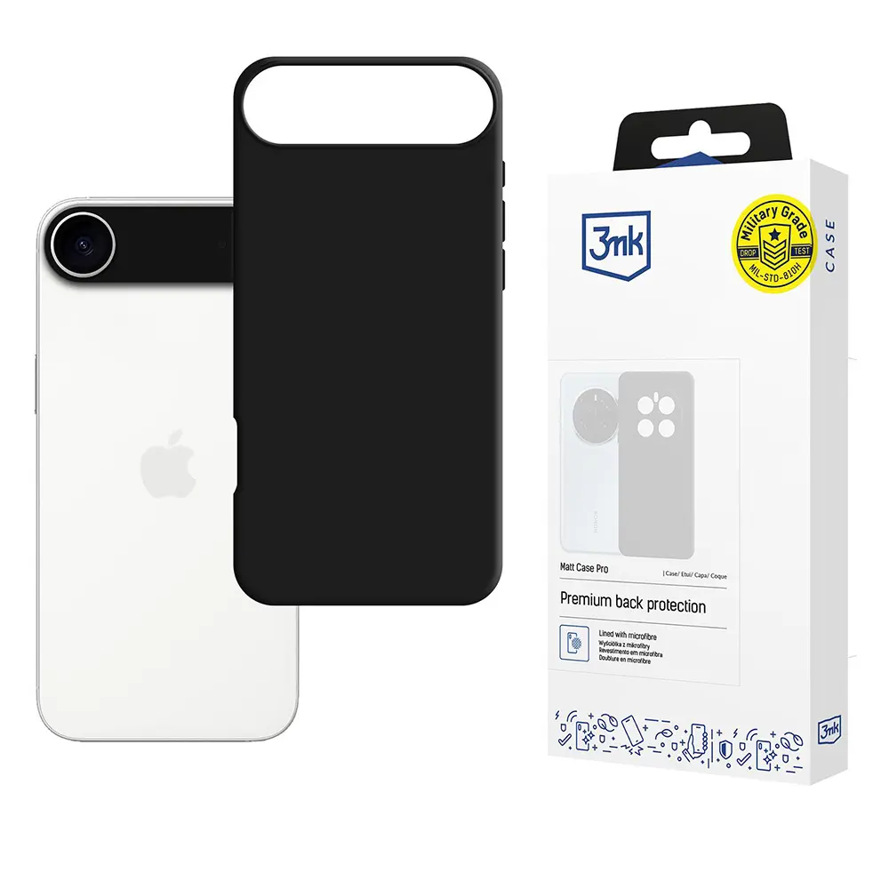 3mk Matt Case Pro pro iPhone 17 Air černý