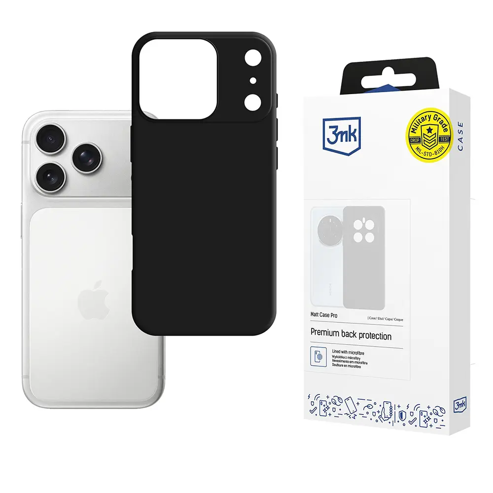 3mk ochranný kryt Matt Case Pro pro Apple iPhone 17 Pro