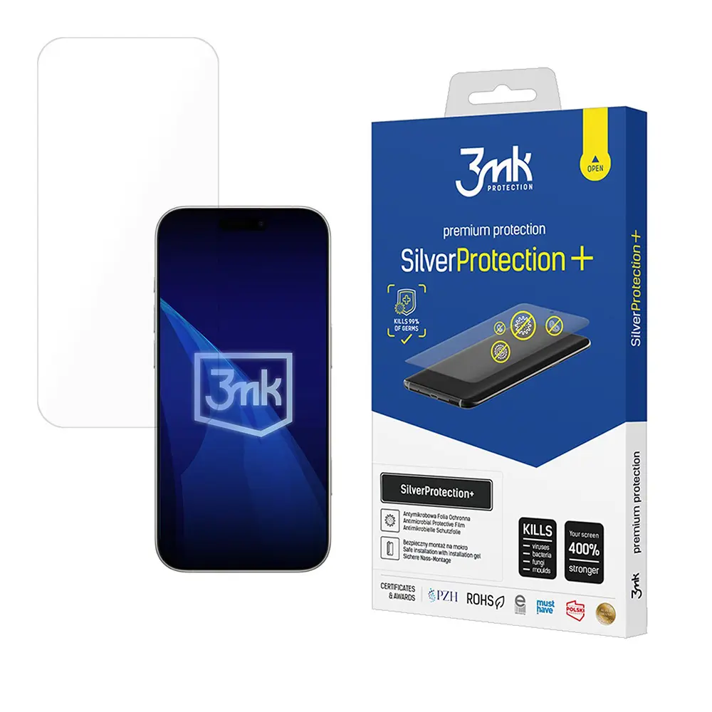3mk SilverProtection+ fólie iPhone 17 čirá