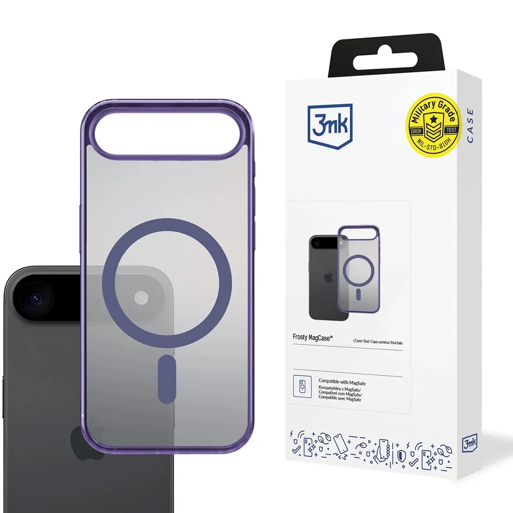 3mk Frosty MagCase pro iPhone 17 Air fialová
