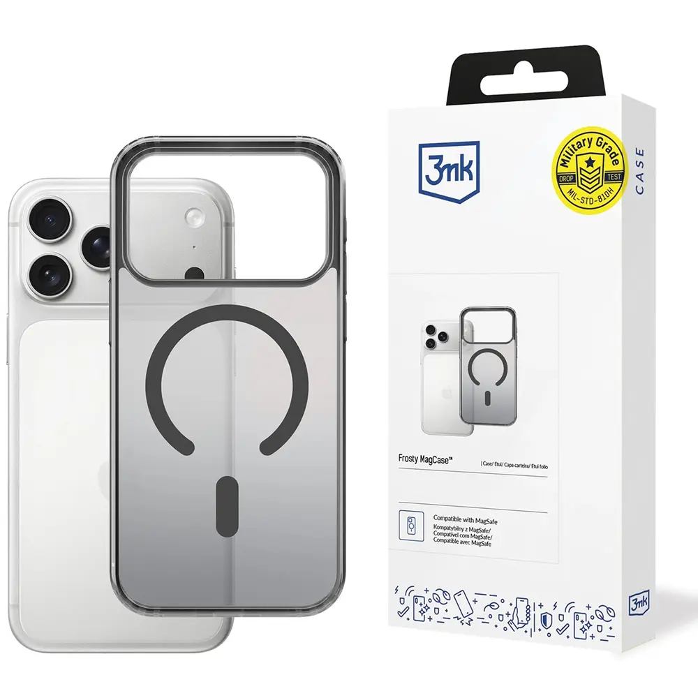 3mk Frosty MagCase pro iPhone 17 Pro Max černý
