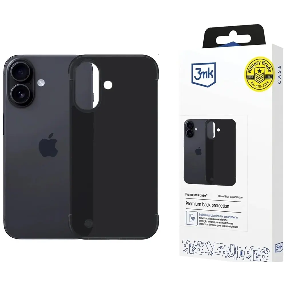 3mk Just20g Matt pouzdro iPhone 17 černé
