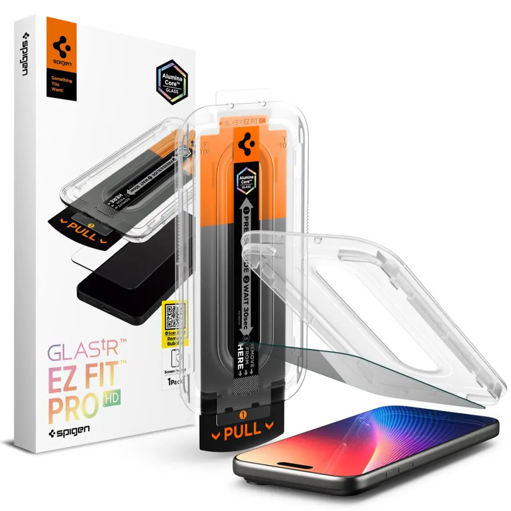 Spigen Glass tR EZ Fit Pro HD (Privacy) sklo iPhone 17 Pro Max/16 Pro Max