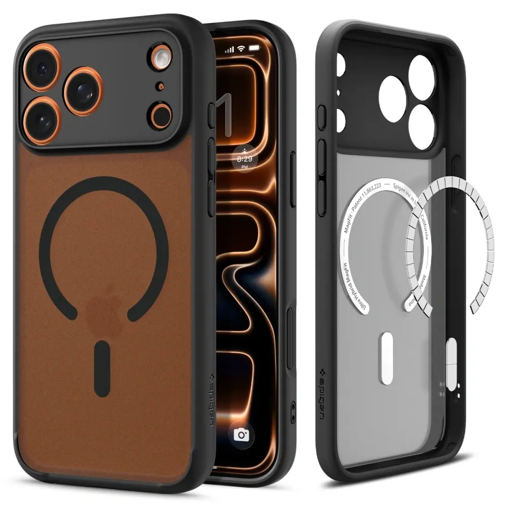 Kryt pro iPhone 17 Pro Spigen Ultra Hybrid MagSafe - černý mráz