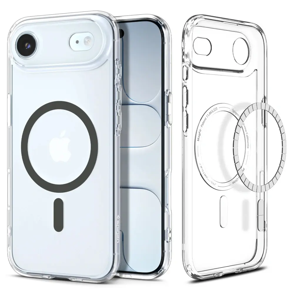 Zadní kryt SPIGEN Ultra Hybrid Mag Magsafe ACS10314 pro iPhone Air - Clear/Graphite