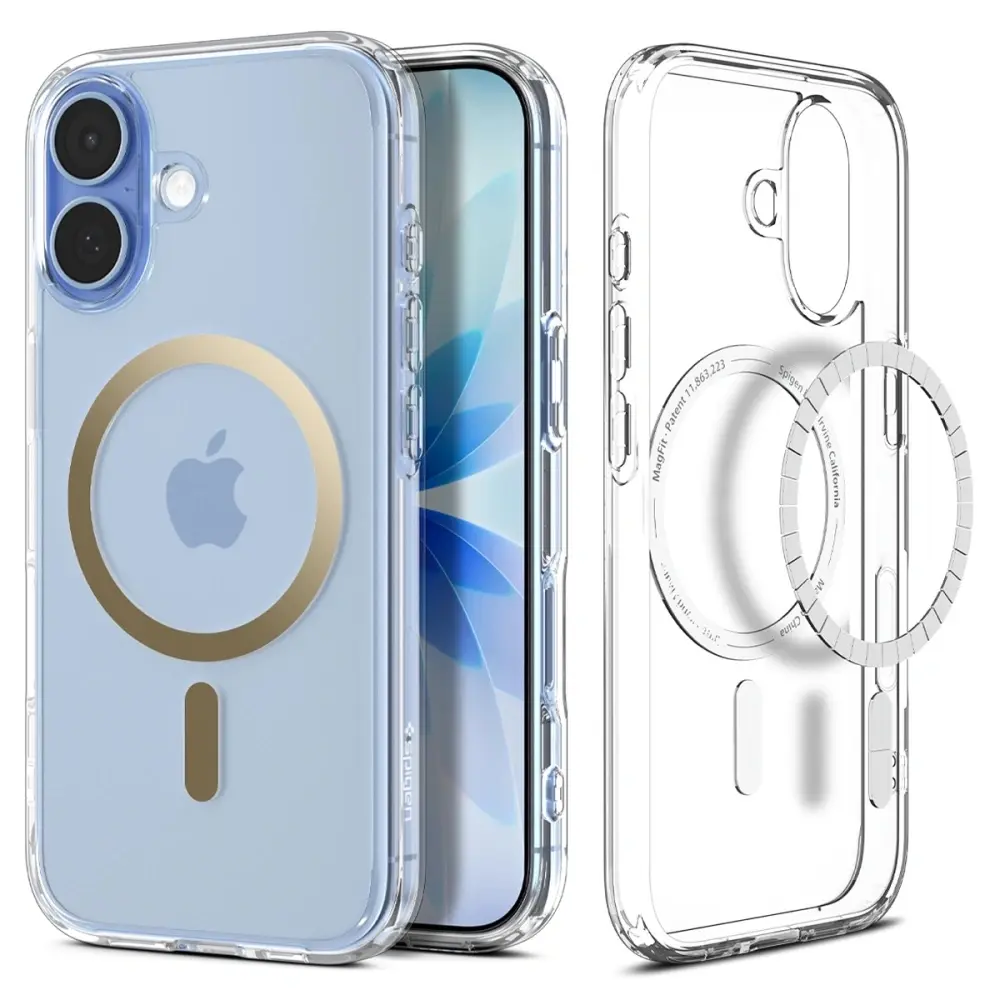 Spigen Ultra Hybrid MagSafe iPhone 17 čirý zlatý