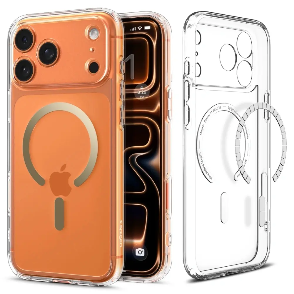 Spigen Ultra Hybrid MagSafe iPhone 17 Pro Max čirý zlatý
