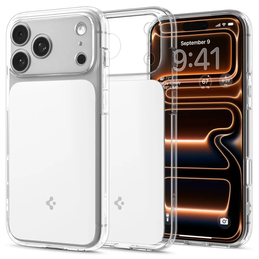 Spigen Ultra Hybrid T MagSafe iPhone 17 Pro Max čirý bílý