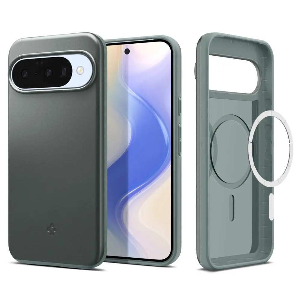Spigen Thin Fit MagSafe pro Google Pixel 10 / 10 Pro v šalvějově zelené