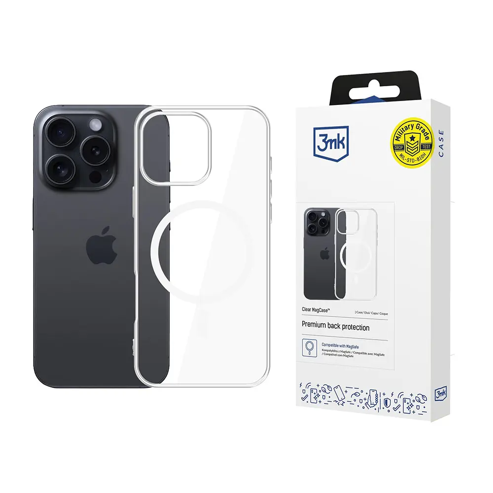 3mk Clear MagCase pro iPhone 16 Pro Max průhledný