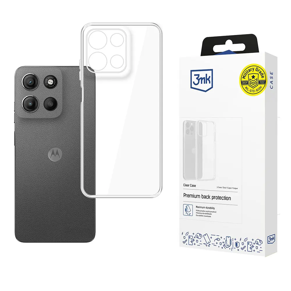 3mk ochranný kryt Clear Case pro Motorola Moto G15 / G15 Power