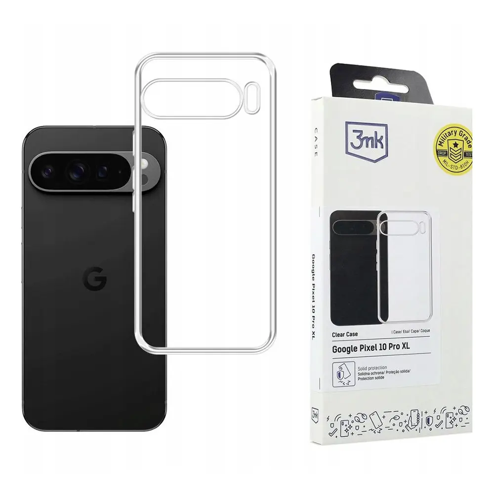 3mk Clear Case pro Google Pixel 10 Pro XL průhledný