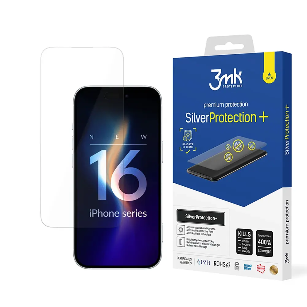 3mk SilverProtection+ ochranná fólie Apple iPhone 16