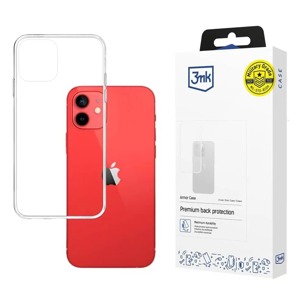 3mk Armor Case iPhone 12 Pro iPhone 12 průhledný