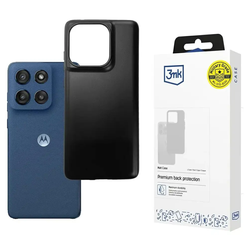 3mk Matt Case pro Motorola Moto Edge 60 Edge 60 Fusion černý