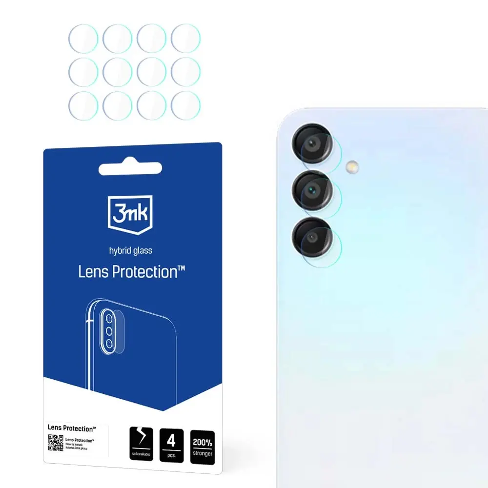 3mk Lens Protection 4 ks Samsung Galaxy A15 5G průhledný