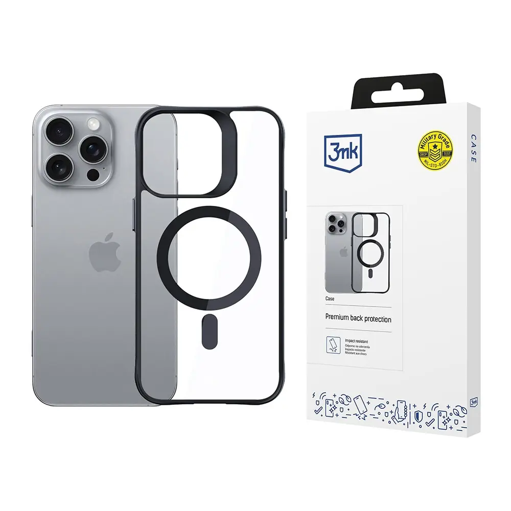 3mk Satin Armor MagCase iPhone 16 Pro Průhledný