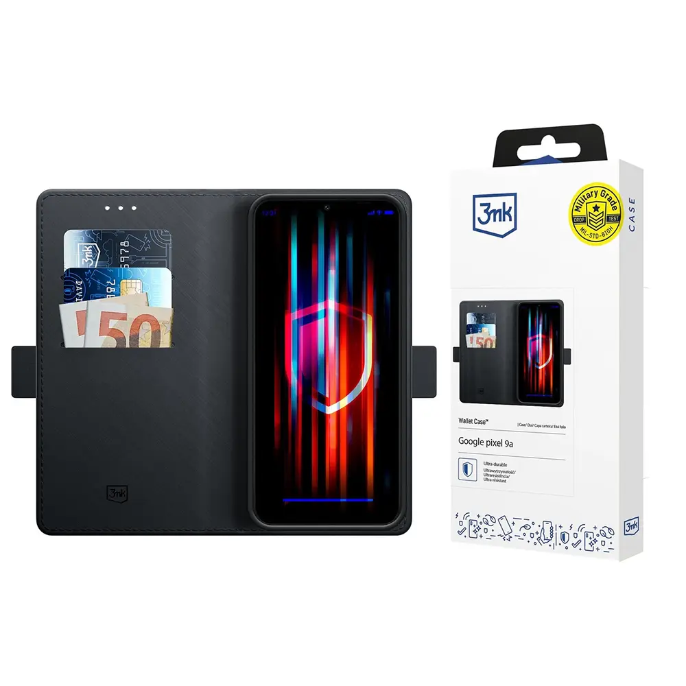 Pouzdro na peněženku 3mk pro Google Pixel 9a černé
