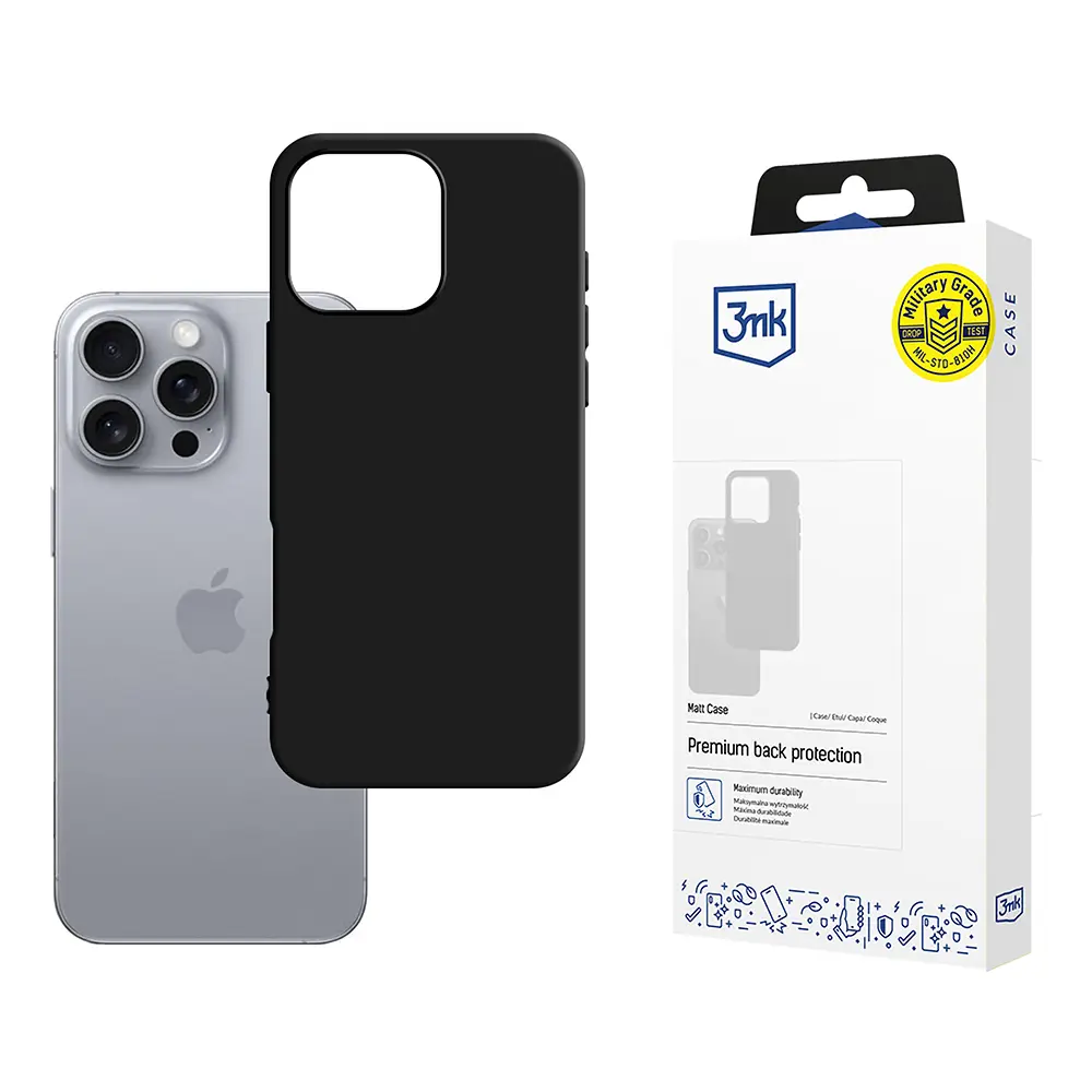 3mk ochranný kryt Matt Case pro Apple iPhone 16 Pro
