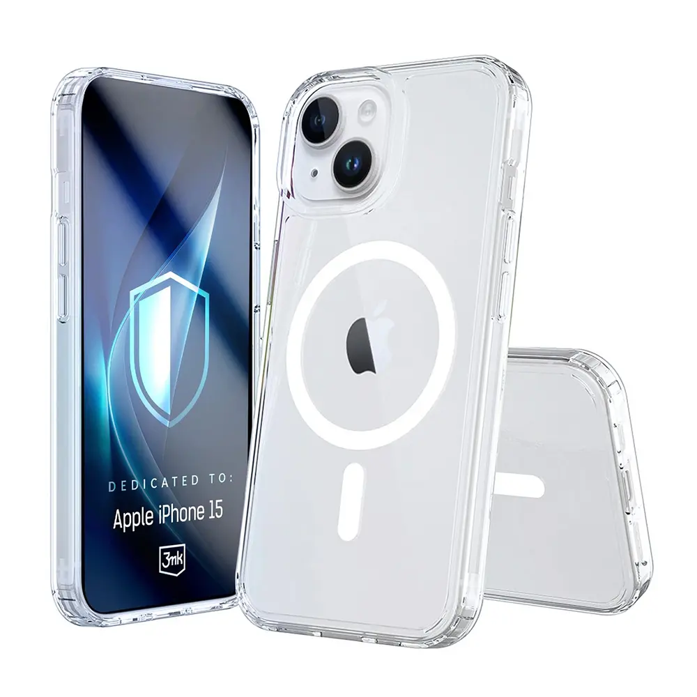 3mk Armor MagCase pro iPhone 15 průhledný