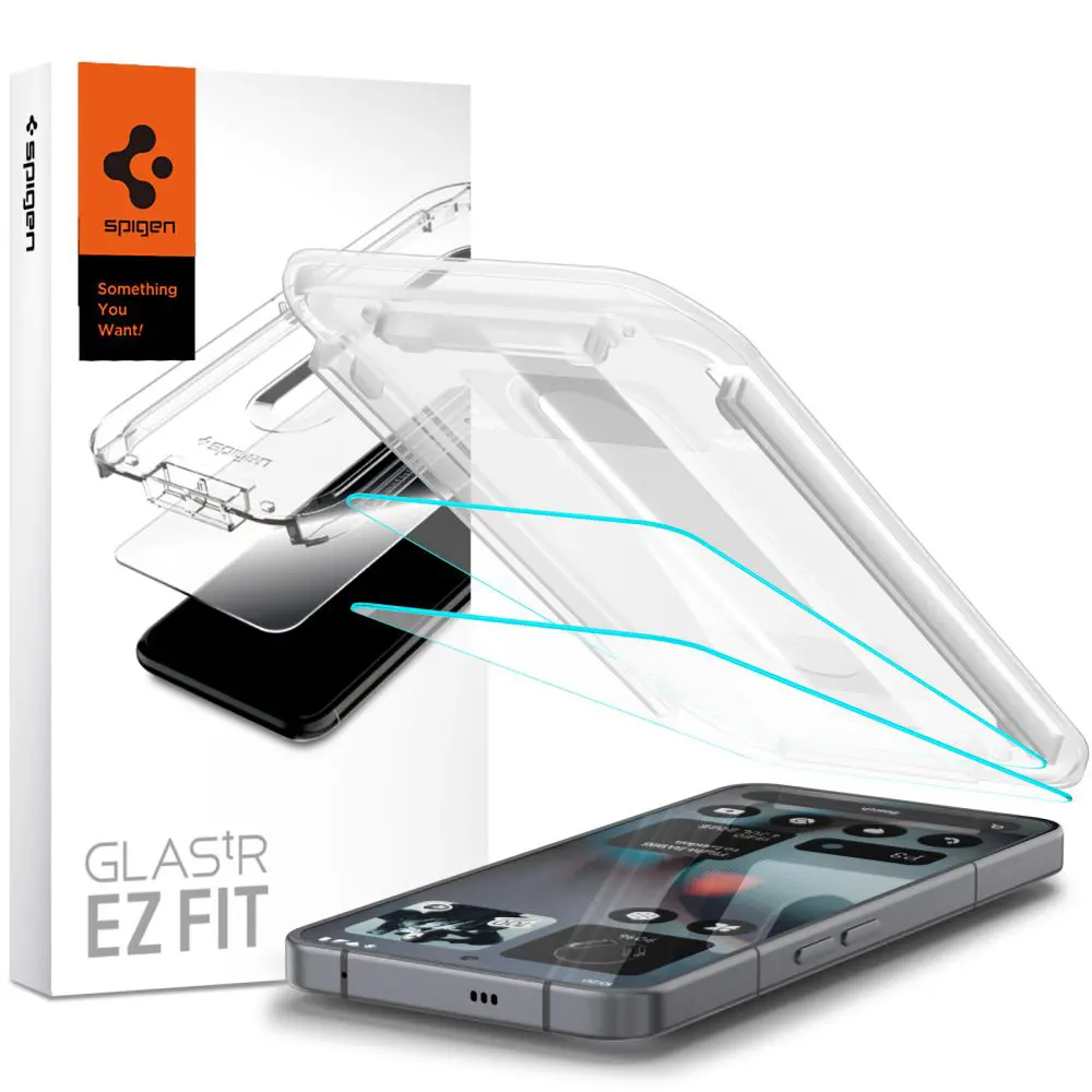 Spigen Glas.tR EZ-FIT (2 balení) Nothing Phone (3) průhledný