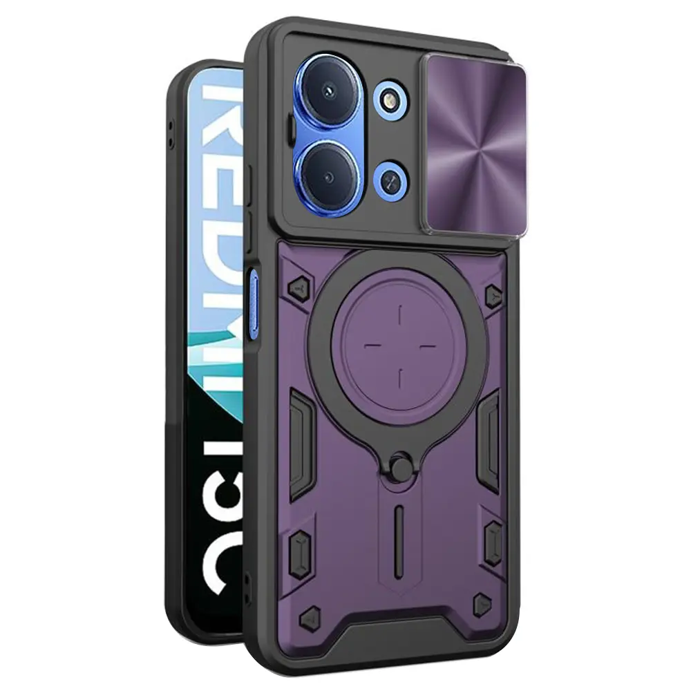 Techsuit CamGuard Pro pro Xiaomi Redmi 15C 4G / 5G fialová