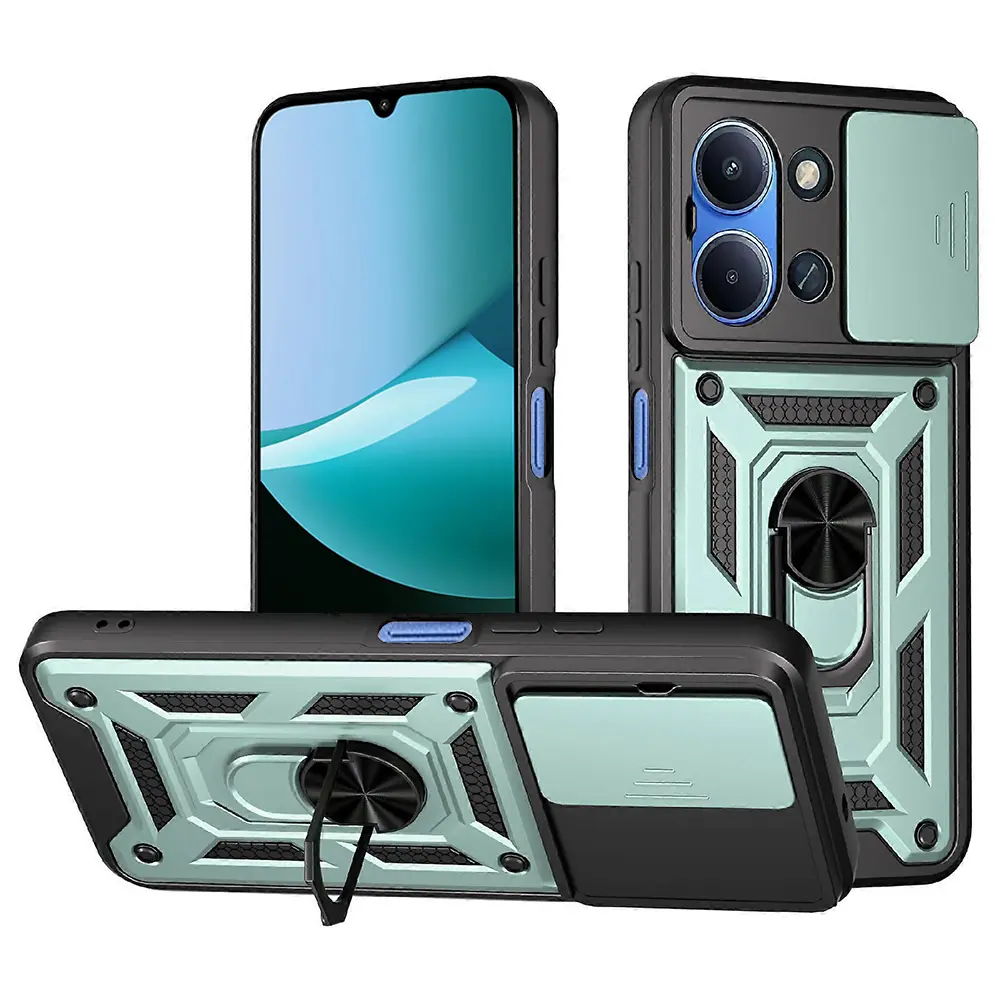 Techsuit CamShield, Xiaomi Redmi 15C 4G / 5G, zelený