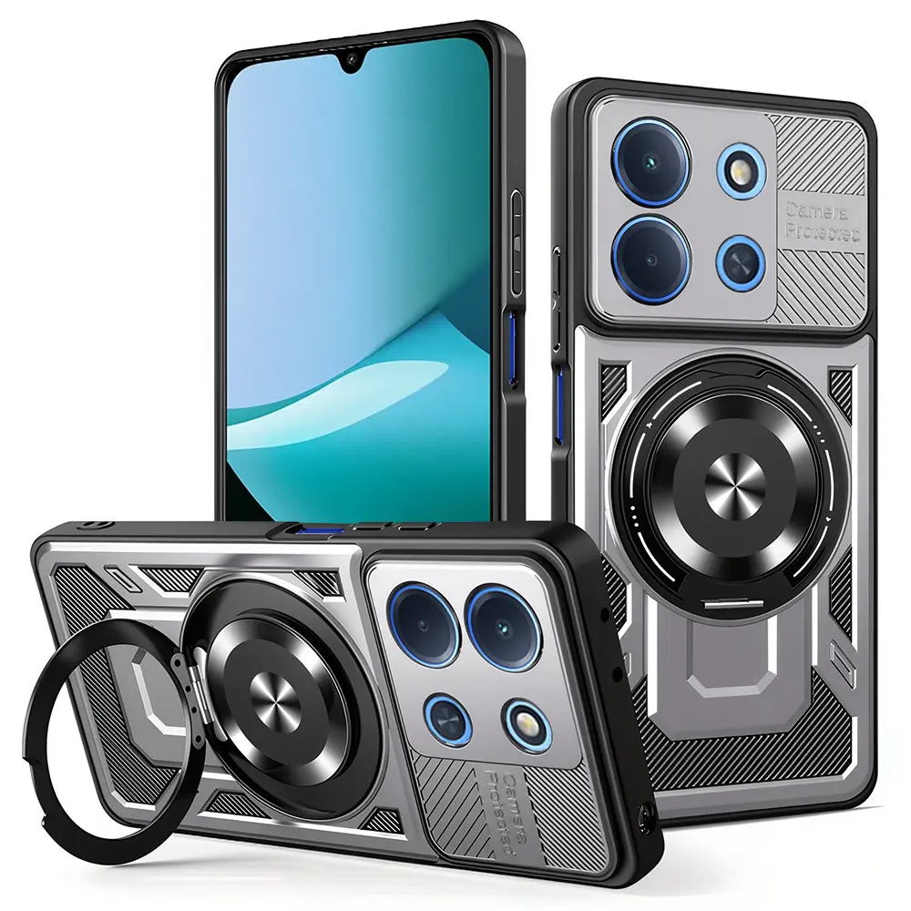 Techsuit RuggedCam pro Xiaomi Redmi 15C 4G / Redmi 15C 5G šedý