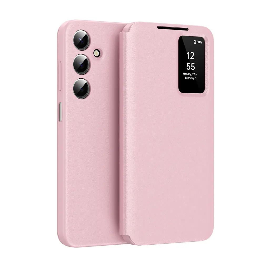 Techsuit SmartView Series pro Samsung Galaxy A17 5G A17 4G A26 5G růžová