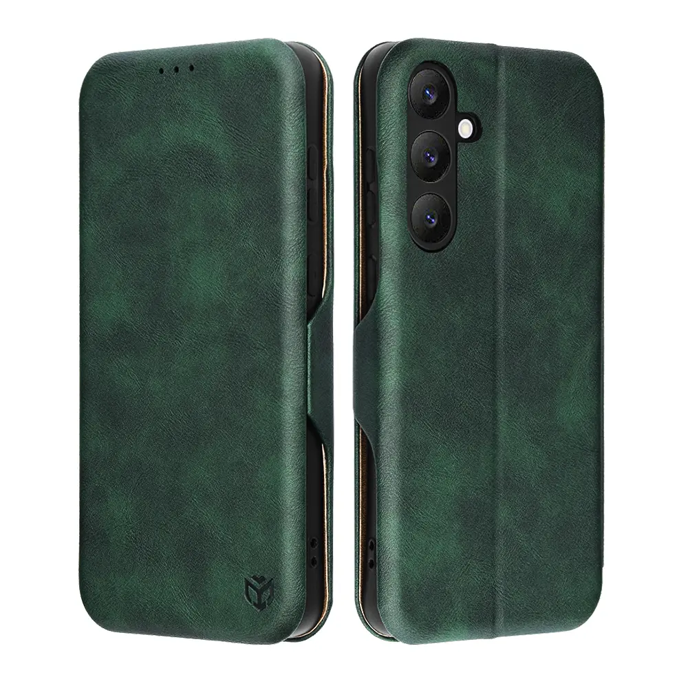 Techsuit Safe Wallet Plus pro Samsung Galaxy S25 FE zelená