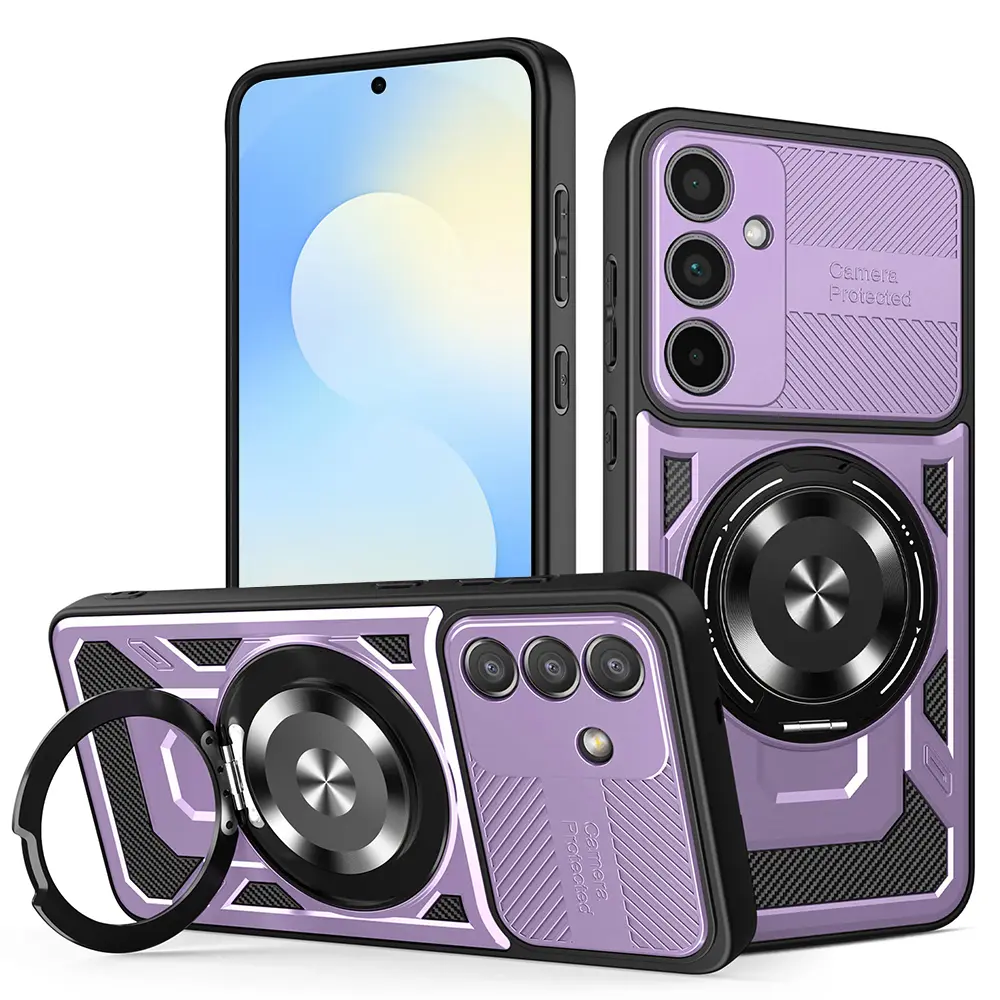 Techsuit RuggedCam pro Samsung Galaxy S25 FE fialová