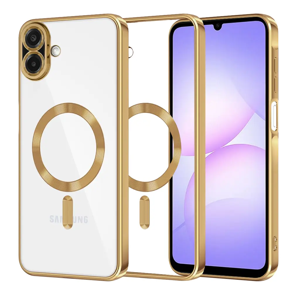 Techsuit Luxury Crystal MagSafe pro Samsung Galaxy A07 4G zlatý