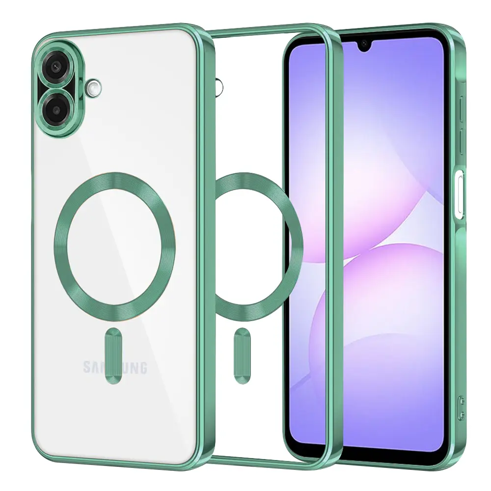Techsuit Luxury Crystal MagSafe pro Samsung Galaxy A07 4G světle zelená