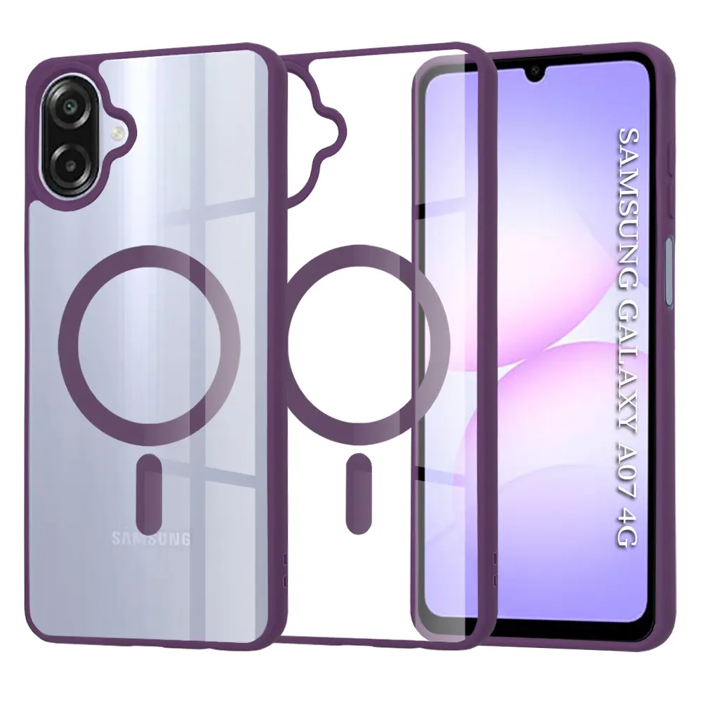 Techsuit MagSafe Pro pro Samsung Galaxy A07 4G fialová
