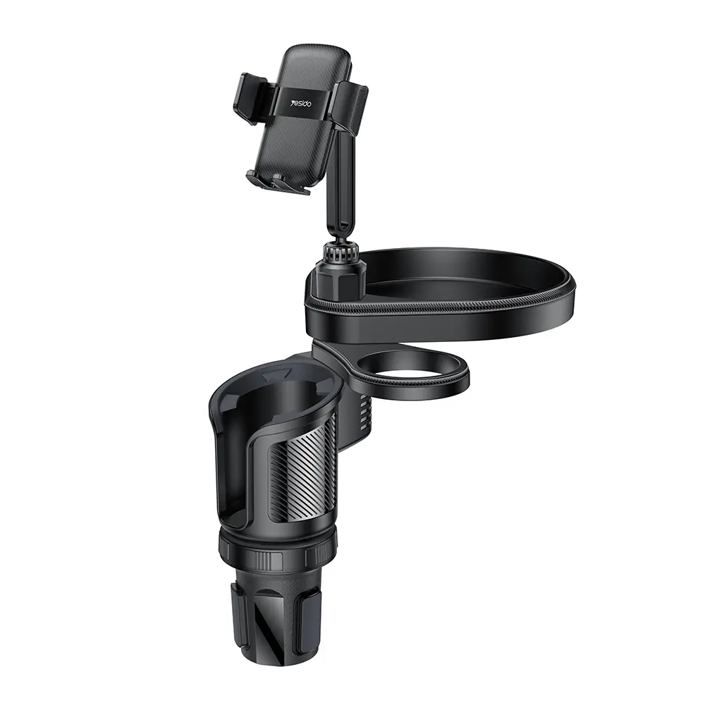 Yesido Car Holder 4v1 C274 Držák na telefon a drobnosti černý