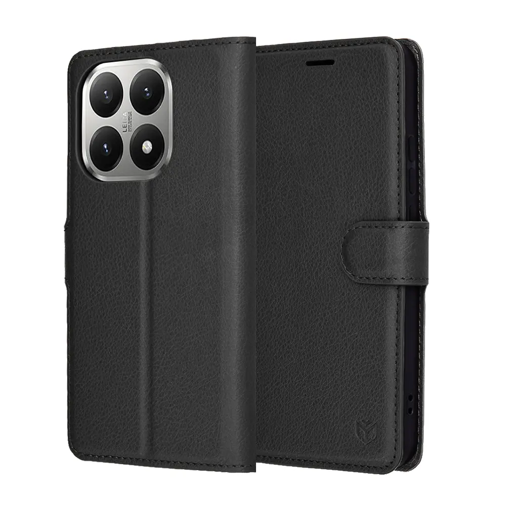 Pouzdro Techsuit Leather Folio pro Xiaomi 15T černé