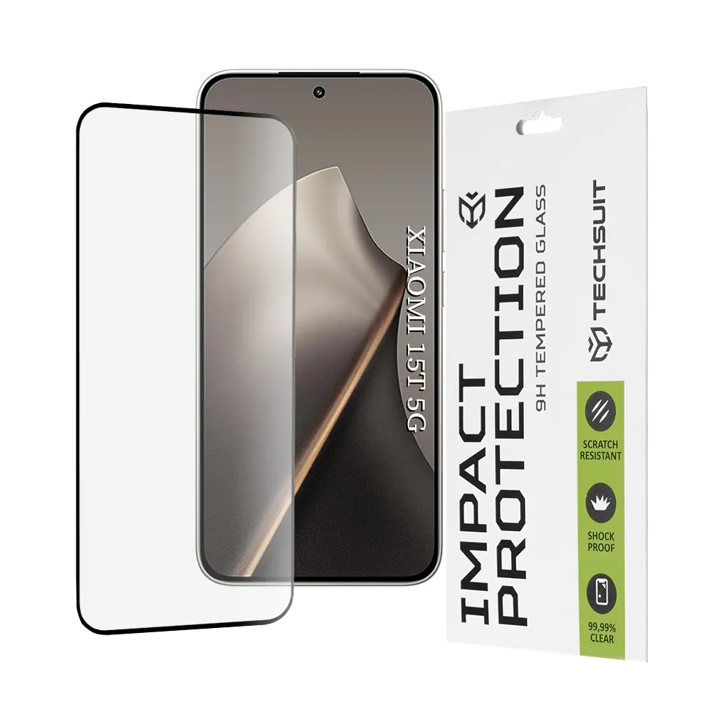 Ochranné sklo Techsuit 111D pro Xiaomi 15T černé
