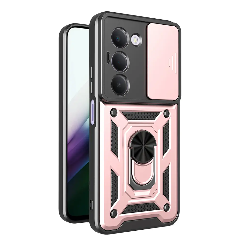Techsuit CamShield Series Xiaomi Redmi 15 4G / Redmi 15 5G růžově zlatý