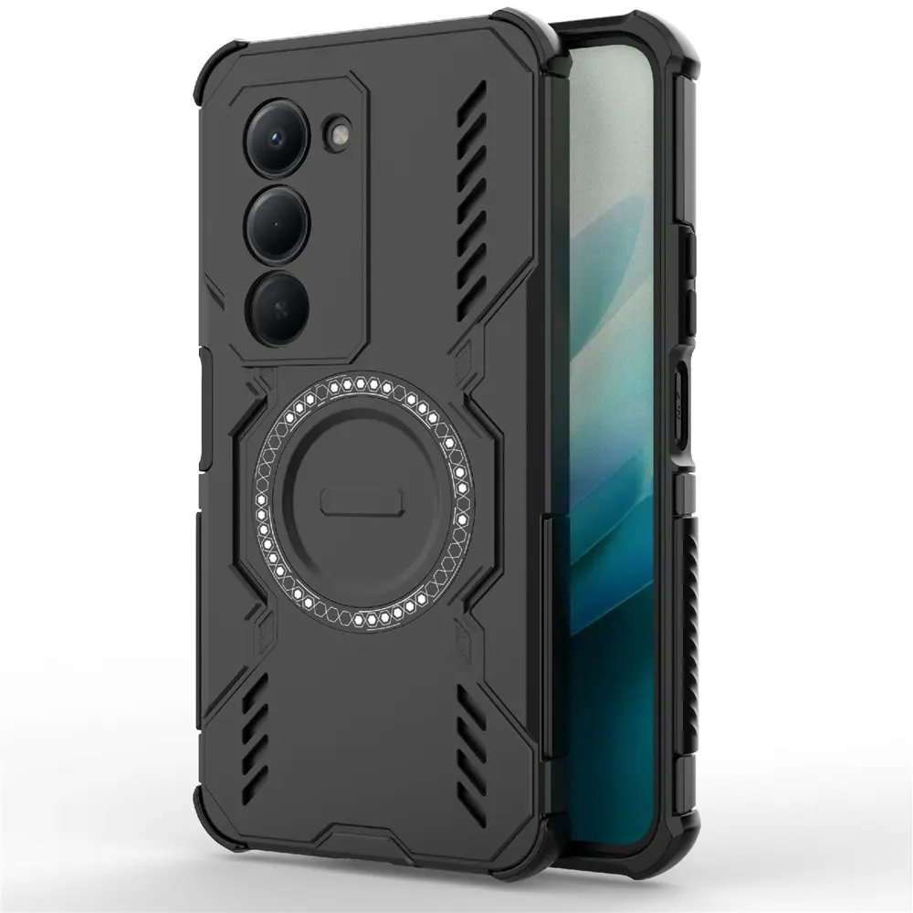 Pouzdro Techsuit ArmorMag pro Xiaomi Redmi 15 4G Redmi 15 5G černé
