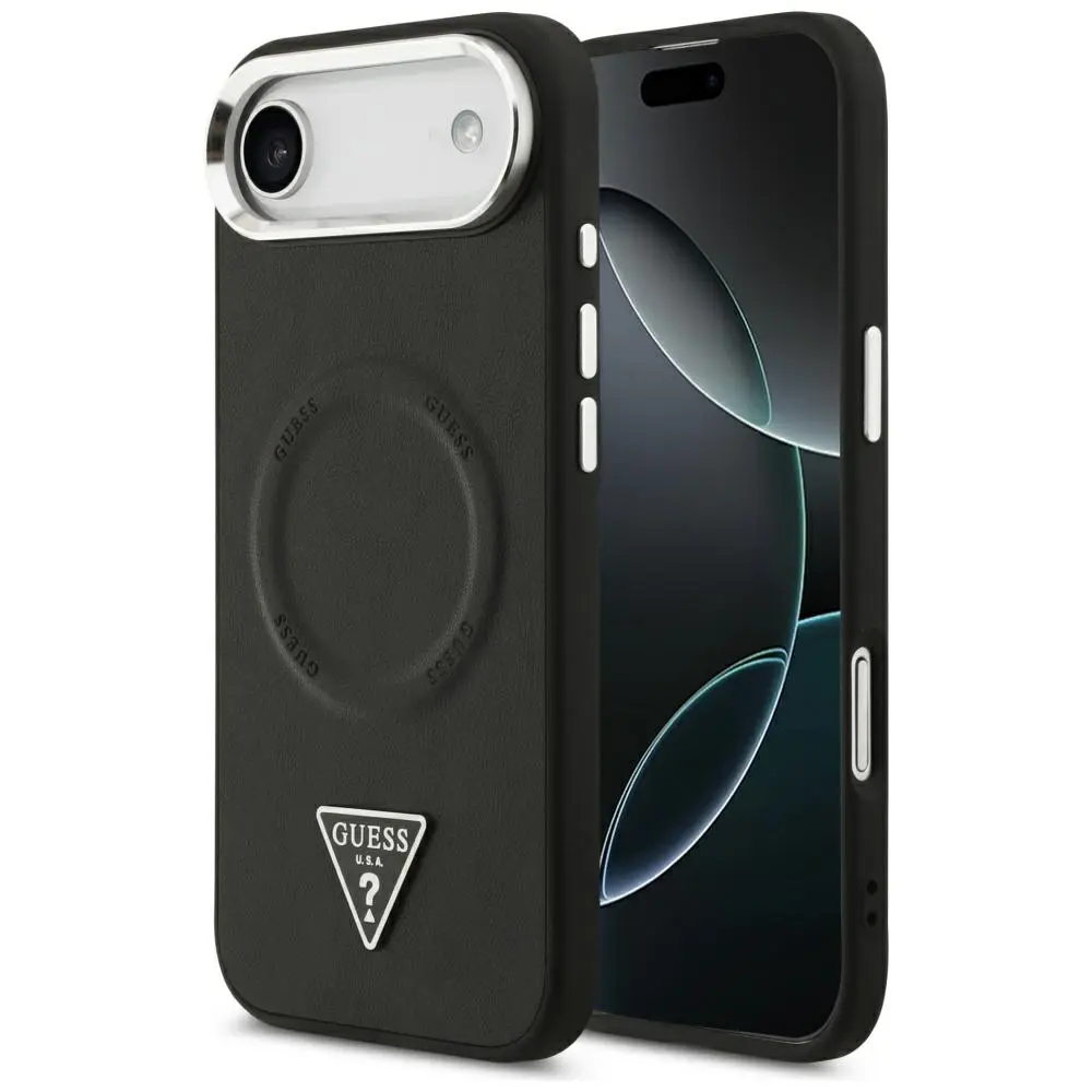 Guess Hardcase Triangle Logo MagSafe iPhone 17 Air černý
