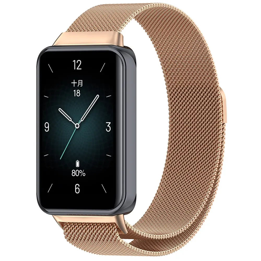 Řemínek Techsuit Honor Band 9 růžově zlatý