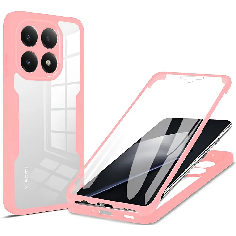 Techsuit ColorVerse 360 Series + Ochranná fólie Xiaomi 15T Růžová