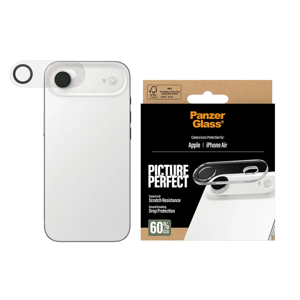 PanzerGlass® PicturePerfect ochrana čočky fotoaparátu iPhone 17 Air průhledná