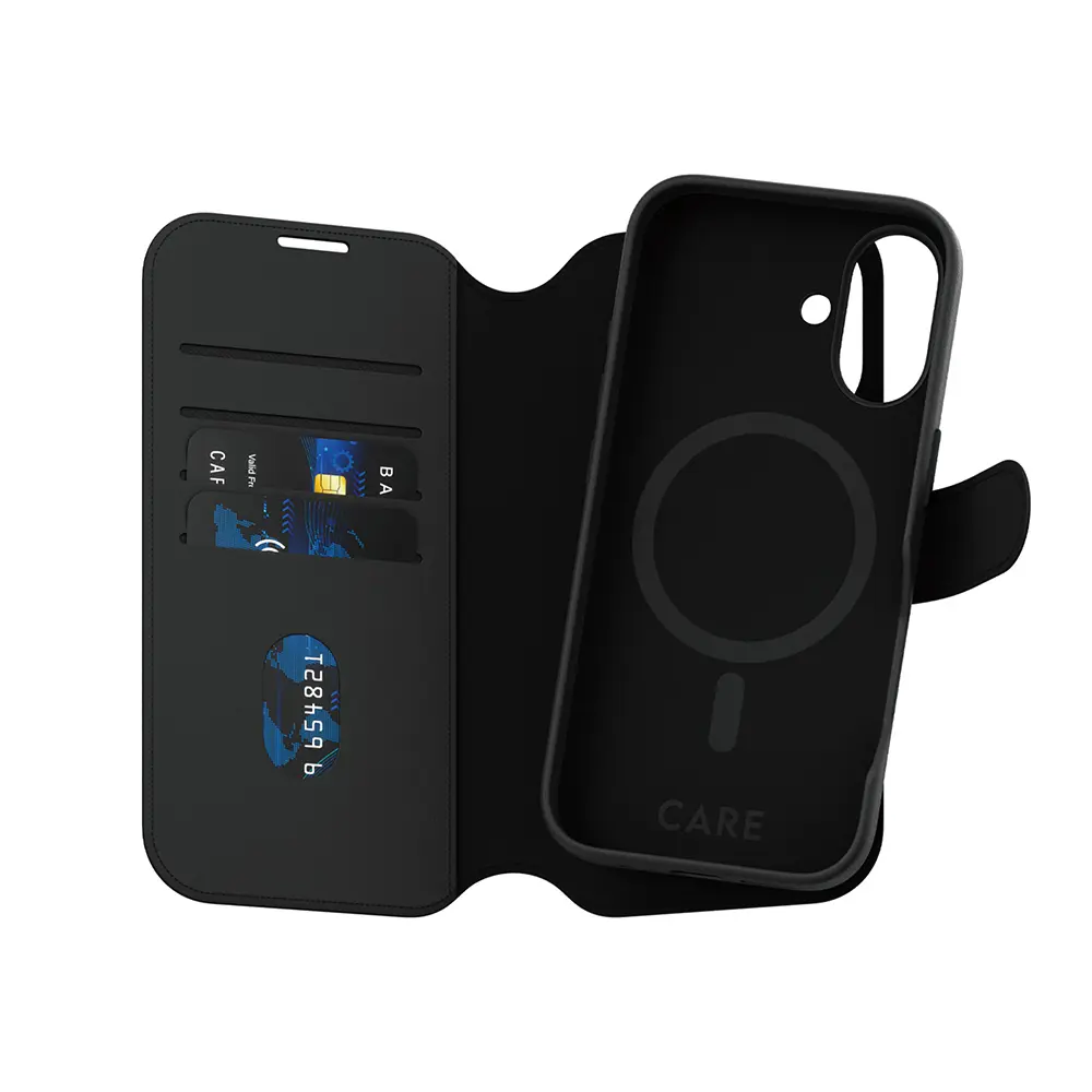 PanzerGlass® CARE MagSafe pouzdro Tango Two-in-One peněženka iPhone 16 černá