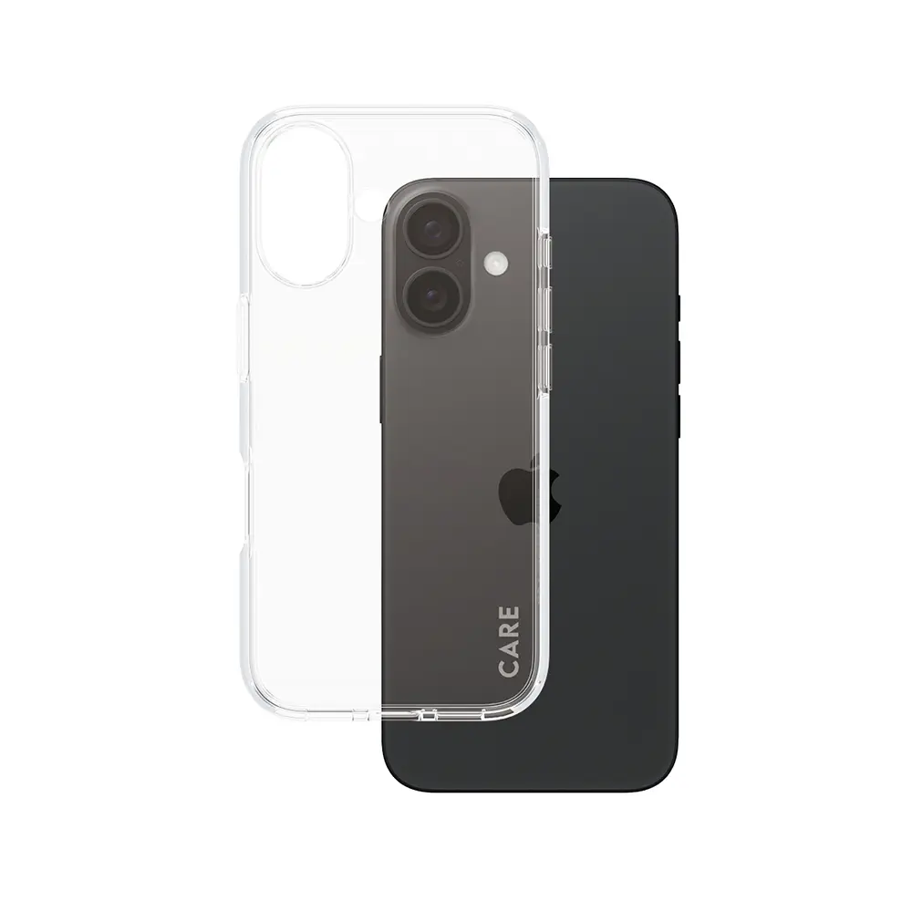 PanzerGlass® CARE Flagship Urban Combat iPhone 16 průhledný