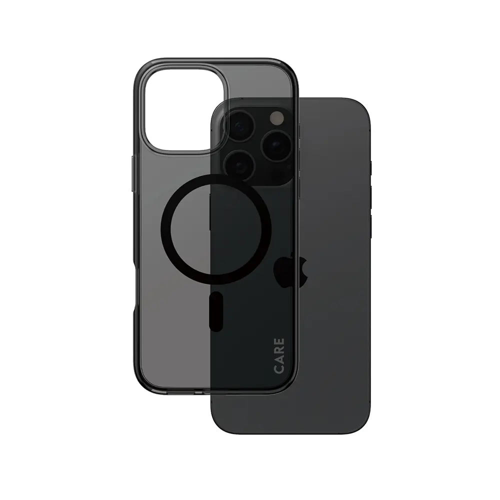 PanzerGlass® CARE Flagship Urban Combat černý MagSafe iPhone 16 Pro Max Smokey