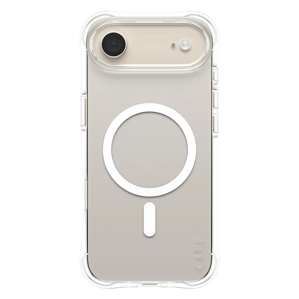 PanzerGlass® CARE Fashionable pouzdro s bílým MagSafe iPhone 17 Air průhledné